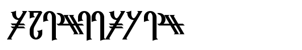 Reanaarian font preview